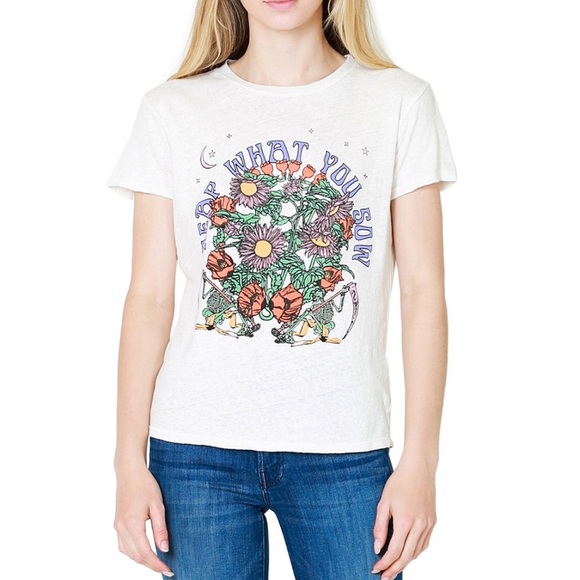NWOT Mother Denim Reap What You Sow Tee - Picture 2 of 4
